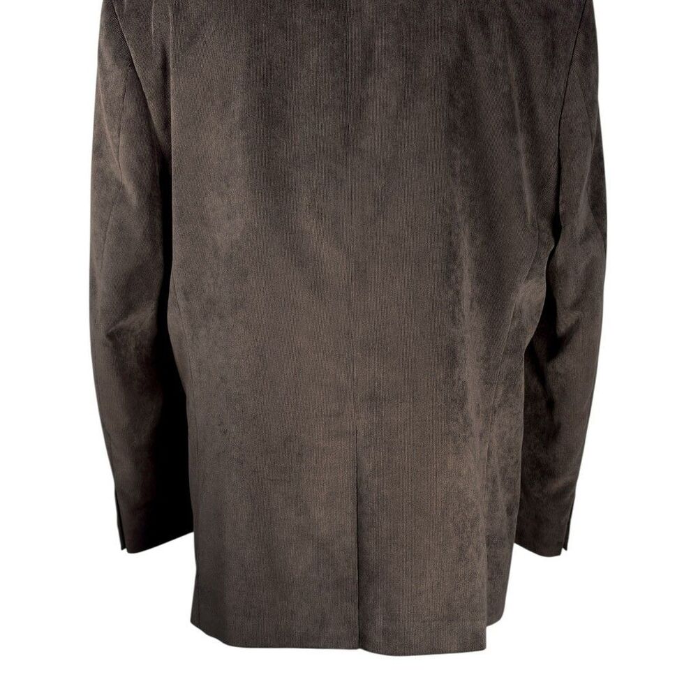 Chaps Ralph Lauren Mens 46R Blazer Brown Corduroy Sport Coat Jacket 2 Button - Picture 10 of 10